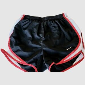 Nike Tempo Brief-Lined Running Shorts Black/White/Red Women’s XS (0-2) Sports